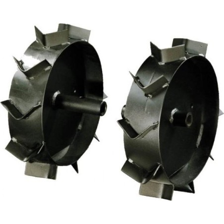 MasterCut-Motorhacke – Metallschaufelräder für die Motorhacke MasterCut, Triunfo S48, S50, S60, PTT90, HSDT100TS – Achse