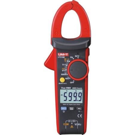 Uni-T Stromzangenmessgerät 600 A TrueRMS, Modell UT216B
