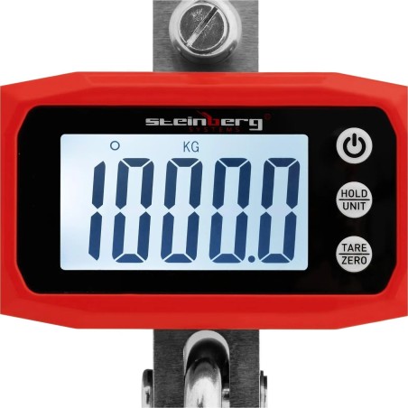 Steinberg Hängewaage für Lageranwendungen mit LCD-Anzeige, 1000 kg / 100 g Hängewaage für Lageranwendungen mit LCD-Anzeige, 1000 kg / 100 g