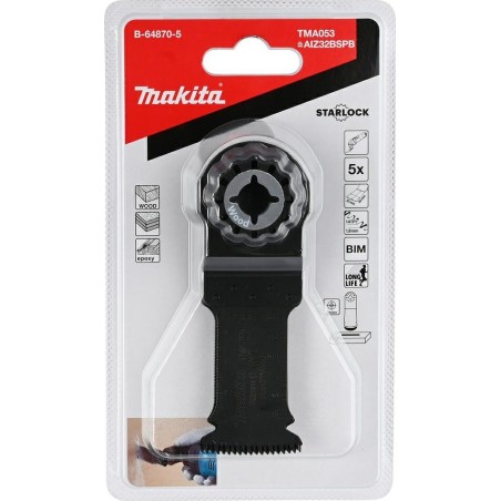 Makita MAKITA MT BIM-Tiefschnitt-Sägeblatt 32 mm x 50 mm / 5 Stück für Hartholz