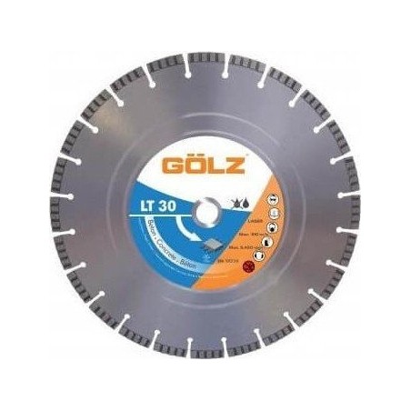 Diamantscheibe für Beton O350 mm GOLZ LT30