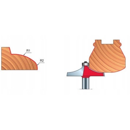 Fräser 99-02712P 63,5 × 12,0 R30/8 15°
