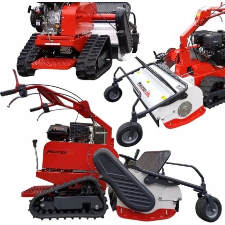 Benzin-Rasenmäher MasterCut MASTERCUT SG0814L KARCZOWNICA KARCZOWNIK Schlagrasenmäher für Gras und Gestrüpp, benzinbetrieben, 86 cm