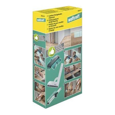 Wolfcraft Set zum Zuschneiden von Laminatplatten und zur Bodenplanung WF6976000