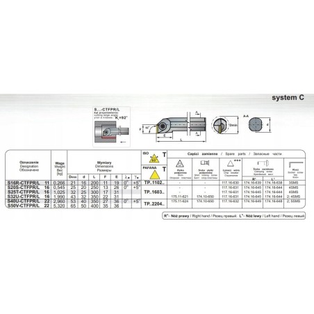 NOZ TOK SKL.S20S CTFPR-16