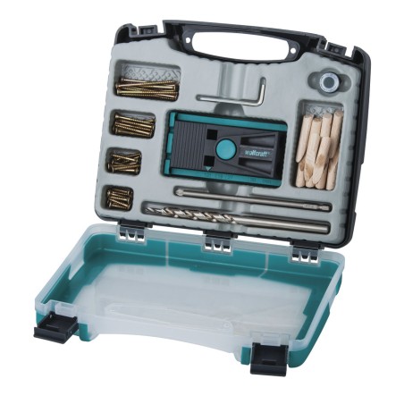 Wolfcraft Set für unsichtbare Holzverbindungen Undercover Jig (4642000)