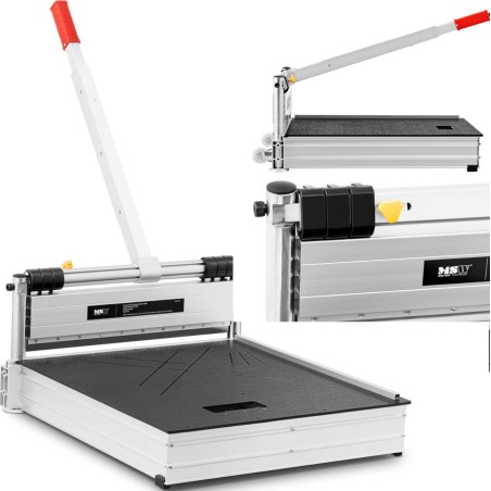 MSW Guillotine – Maschine zum Schneiden von Laminatplatten im Winkel, Breite 490 mm, Stärke 16 mm Guillotine – Maschine zum Schneiden von Laminatplatten