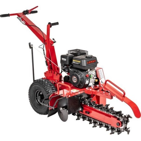 Cedrus CEDRUS KP02 DR-TR-70 Kettenbagger für den Garten, benzinbetriebener Minibagger zum Verlegen von Rohren, Leitungen, Kabeln usw.