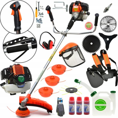 Geko 4-Takt-Benzin-Rasentrimmer JG mit Zusatzausstattung (1/2 Stk.)