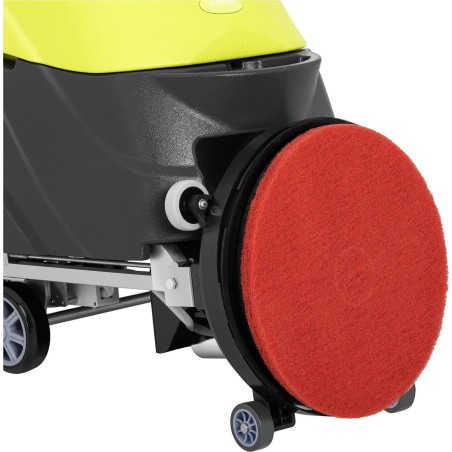 Scheuerschwämme für Scheuersaugmaschinen, Durchmesser 17 Zoll, weiß, rot, schwarz – 3er-Set. Scheuerschwämme für Scheuersaugmaschinen, Durchmesser 17 Zoll, weiß, rot, schwarz – Set