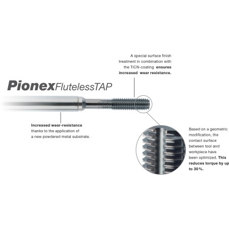 Gewindebohrer GUHRING HSS-E-PM Pionex 4634 M4 x 0,7