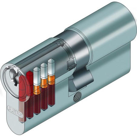 Synology Zylinder 50 x 60 mm matt vernickelt, 3 Schlüssel