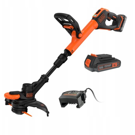 Black & Decker Akku-Rasentrimmer mit 25-cm-Messer, 18 V, Black & Decker [BCSTR918D1-QW] 2,0 Ah