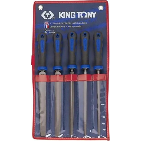 King Tony KT Feilenset 250 mm / 5 Stück KT1015GQ