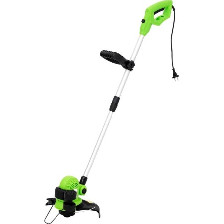 vidaXL Elektrischer Rasentrimmer mit Teleskopstiel, 29 cm, 550 W