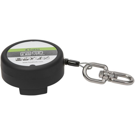 Luna Selbstaufrollende Rolle mit Arretierung, 125 cm (264750100)