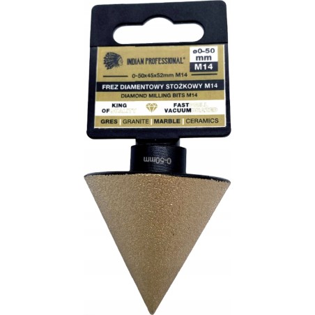INDIAN PROFESSIONAL TAPERED DIAMOND CUTTER M14 2–48 mm /INDIAN PROFESSIONAL