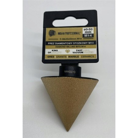 INDIAN PROFESSIONAL TAPERED DIAMOND CUTTER M14 2–48 mm /INDIAN PROFESSIONAL