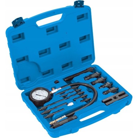 Högert Technik HOGERT KOMPRESSIONSMESSGERÄT FÜR DIESELMOTOREN, 16 Stück