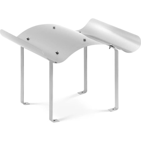 MSW Napoleon-Kaminhaube aus Stahl, 50 x 50 x 38,5 cm