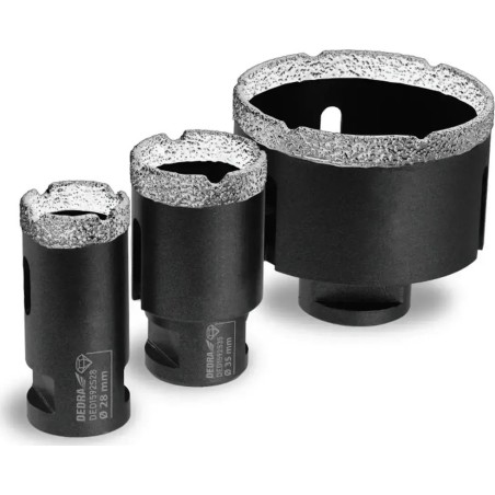 Dedra Diamantbohrerset VB, 3-teilig, 28, 35, 68 mm