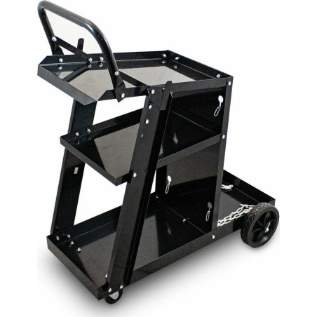 Bituxx Mobiler Werkstatt-Schweißwagen mit Platz für eine Gasflasche und Tisch