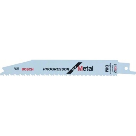 Bosch Bosch Säbelsägeblatt S 123 XF Progressor für Metall, 25 Stück (Länge 150 mm)