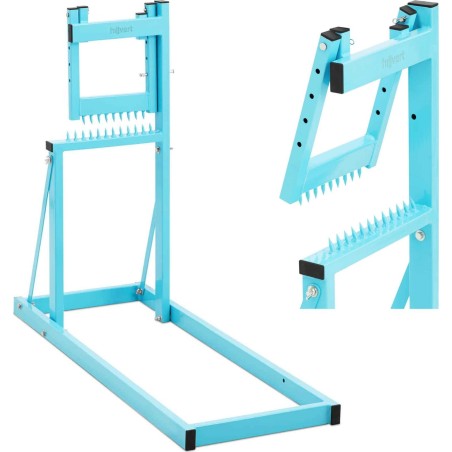 Hillvert Klappbarer Holzspaltständer für Holzstämme mit einem Durchmesser von 25 cm und einer Länge von 2,4 m Klappbarer Holzspaltständer für Holzstämme mit einem Durchmesser von