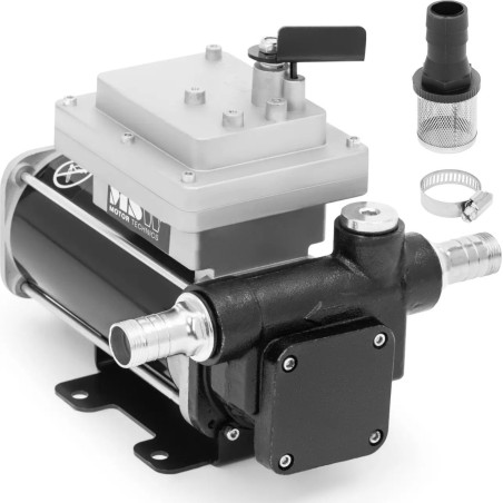 MSW Selbstansaugende Kraftstoffpumpe für Diesel und Kerosin, 57 l/min, 1,2 bar, Förderhöhe bis zu 12 m, 370 W Selbstansaugende Kraftstoffpumpe für Diesel und Kerosin, 57 l/min