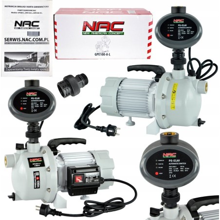 NAC Gartenpumpe GPE100-A-L NAC Automatisch