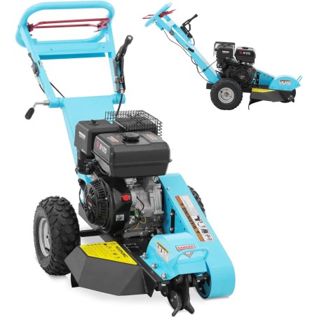 Benzinbetriebene Baumstumpffräse zum Entfernen von Baumstümpfen, 8 Schneidezähne, 15 PS, 6,5 l Benzinbetriebene Baumstumpffräse zum Entfernen von Baumstümpfen, 8 Schneidezähne