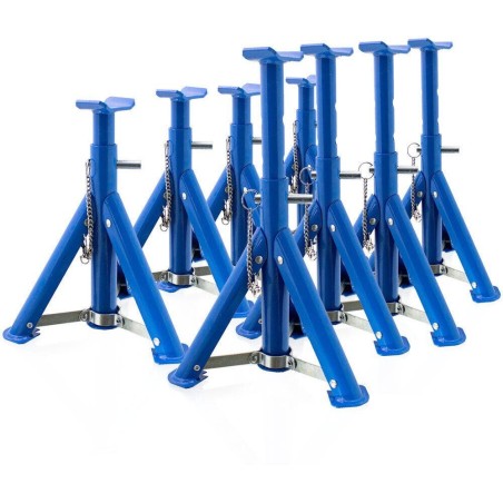 Werkstatt-Stützböcke, 8 Stück, 3 t, verstellbar, BITUXX