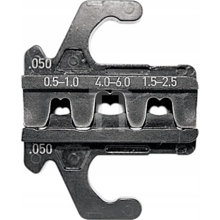Rennsteig Rennsteig Werkzeuge 629 050 3 0 1 Crimp-Einsatz für isolierte Flachstecker Steckerbreite 4,8 / 6,3 mm 0,5 bis 6 mm² P