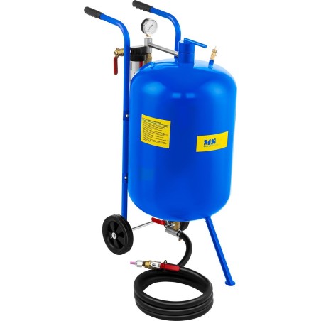 MSW Mobile Sandstrahlmaschine, Siphonstrahlmaschine auf Rädern, 79 l MSW Mobile Sandstrahlmaschine, Siphonstrahlmaschine auf Rädern, 79 l