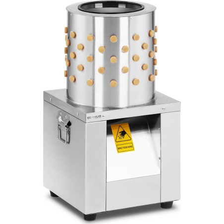 Wiesenfield Federentferner für Wachteln, rostfrei, Trommeldurchmesser 305 mm, 120 W Federentferner für Wachteln, rostfrei, Trommeldurchmesser 305 mm, 120 W