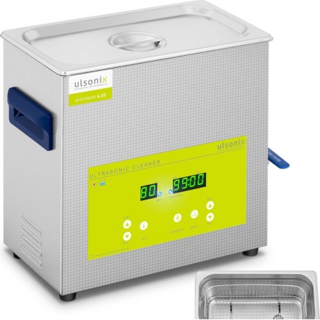 Ulsonix Ultraschallreinigungswanne mit LED-Beleuchtung, 6,5 l, 180 W Ultraschallreinigungswanne mit LED-Beleuchtung, 6,5 l, 180 W