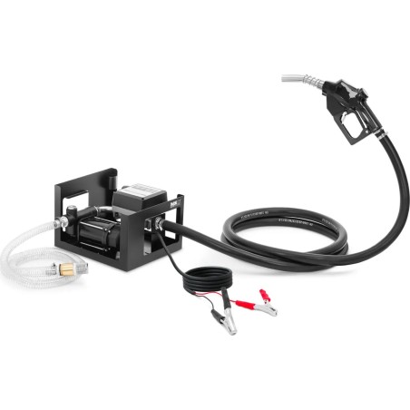 MSW Selbstansaugende Kraftstoffpumpe mit Durchflussmesser, 72 l/min, Förderhöhe bis 14 m, 360 W Selbstansaugende Kraftstoffpumpe mit Durchflussmesser, 7