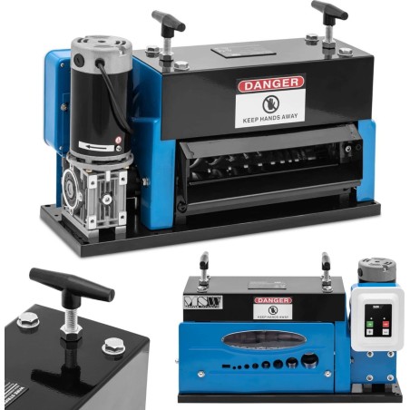 MSW Abisoliermaschine zum Entfernen der Isolierung von Kabeln und Leitungen, 400 W – 9 Eingänge Abisoliermaschine zum Entfernen der Isolierung