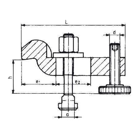 AMF Verstärkte, versetzte Spannbacke 16/36–71 mm AMF