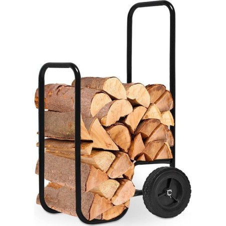 Cedrus CEDRUS LS16 Transportwagen, Rollwagen, Korb auf Rädern, Transportwagen für den Transport von Kaminholz und Brennholz CEDRLS16 - EW