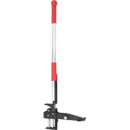vidaXL Unkrautstecher, rot-silber, 99,5 cm