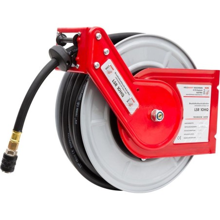 Holzmann Holzmann Maschinen LSR10HQ Druckluft-Abroller 10 m 20 bar Wandmontage, Deckenbefestigung