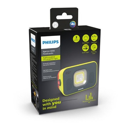Philips LED-Arbeitsleuchte XPE 6000 Flo Audio