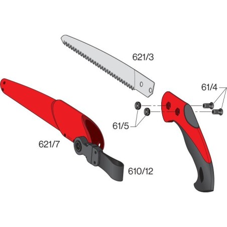 Felco Geradsäge FELCO 621, 24 cm, mit Scheide