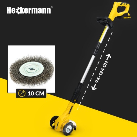 Akku-Bürstenmaschine zur Reinigung von Pflastersteinen Heckermann Select AVSF20