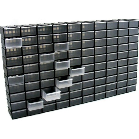 100 Stück: Werkstatt-Organizer-Schubladenbehälter, Schraubenregal