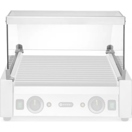 Hendi Glasabdeckung für den Würstchenwärmer mit 7 Rollen, Artikelnummer 268506 – Hendi 268551 Glasabdeckung für den Würstchenwärmer