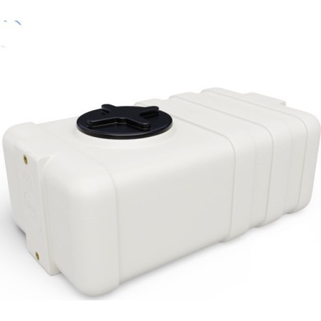 UHP Kunststoffbehälter 100 l SG, weiß, Maße 80 x 48 x 34 cm (Gewinde unten 3/4 Zoll)