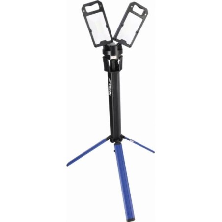 Dedra LED-Faltlampe, doppelt, 5000 lm, Stativ, zwei Lichtfarben