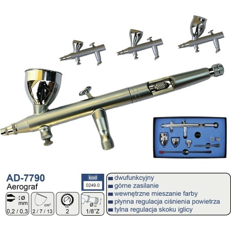 Adler ADLER AIRBRUSH 0,2 mm + 0,3 mm AD-7790